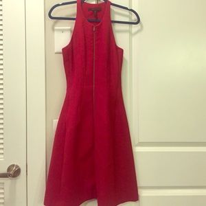 BCBGMAXAZRIA Red Tulip Dress
