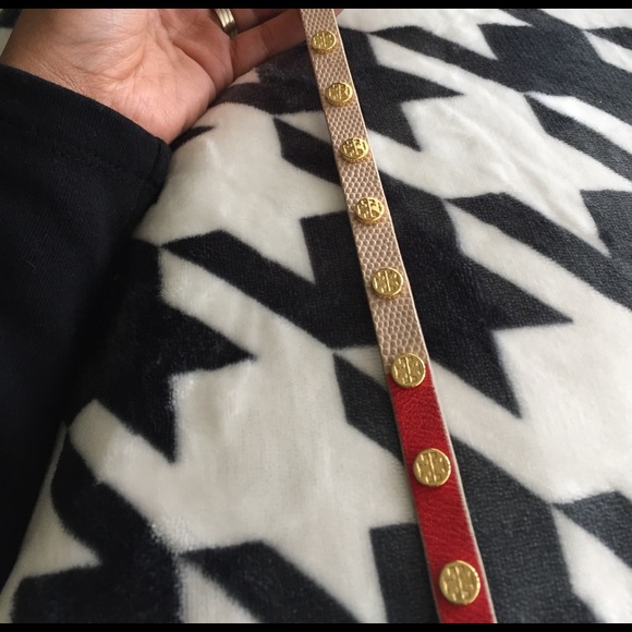 Tory Burch two-tones double wrap bracelet - Picture 4 of 4
