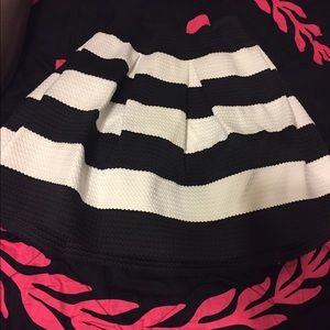 Black and white skirt