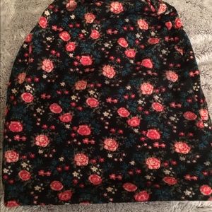Floral beanie