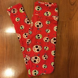 NEW Lularoe sugar skull Halloween capsule leggings