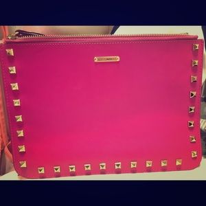 Rebecca Minkoff Studded Two-Tone Clutch