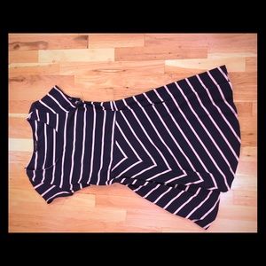 Striped jersey dress