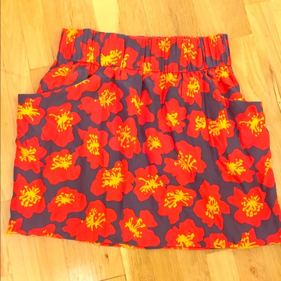 Floral colorful skirt