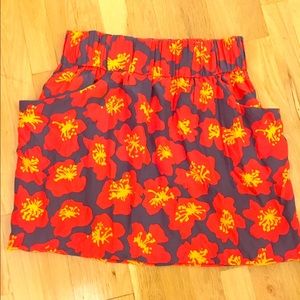 Floral colorful skirt