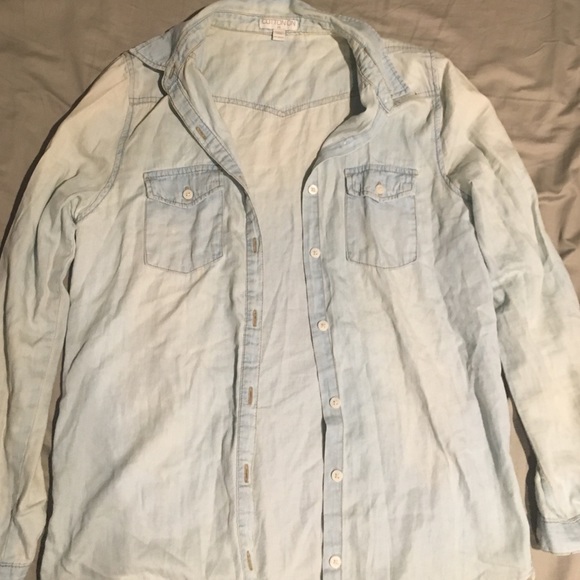 Cotton on denim button up