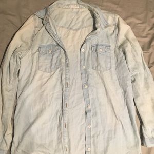 Cotton on denim button up