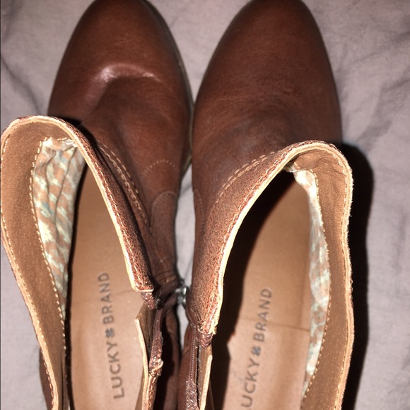 Lucky brand leather boots - Picture 2 of 4