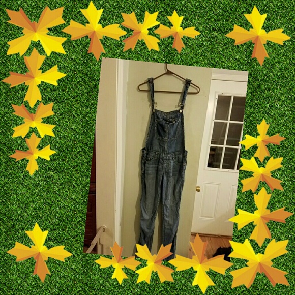 Overalls-  skinny jeans