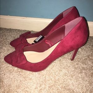 Red heels from forever 21