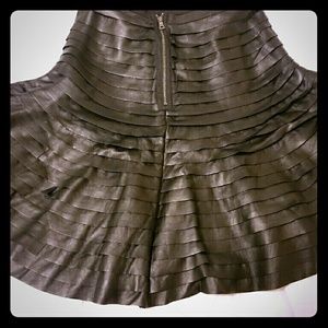 Bcbgmaxazria faux leather skirt
