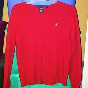 Ralph Lauren Sport Women's Sweater Red XL