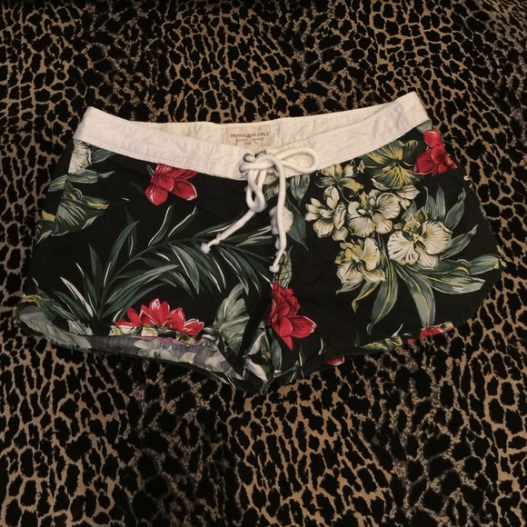 Denim & Supply Ralph Lauren Hawaiian shorts.