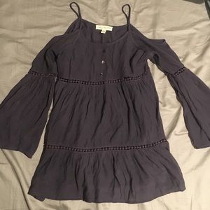 Gray flowy top, from urban outfitters