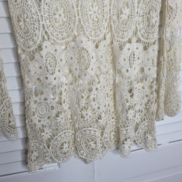 PacSun Dresses - NWOT PacSun Black Poppy Crochet Tunic Dress PacSun Dresses - NWOT PacSun Black Poppy Crochet Tunic Dress