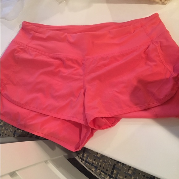 lululemon pink speed short