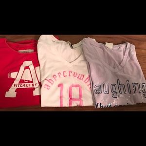 Girls Abercrombie & Fitch shirts