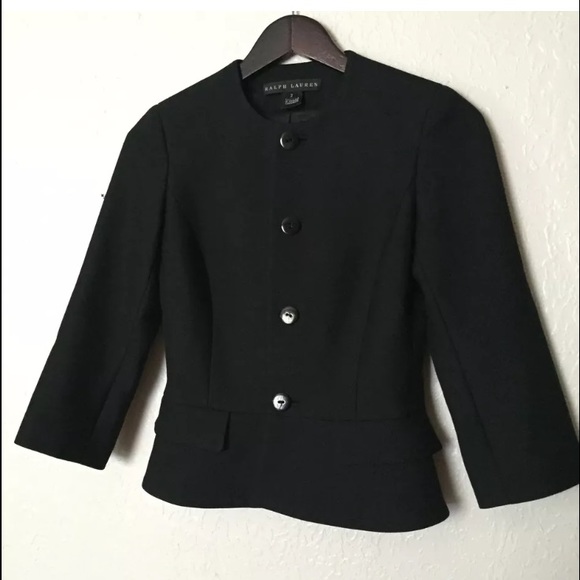 ISO Ralph Lauren black blazer SZ 4 or 6