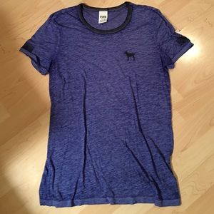 Navy blue Victoria's Secret PINK t-shirt size M