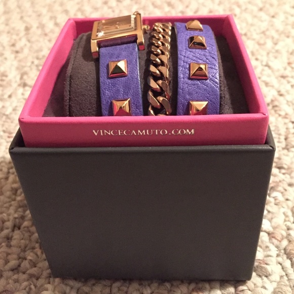 Vince Camuto double wrap watch