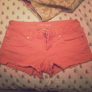 Peachy colored refuge shorts
