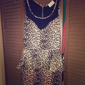 LEOPARD PRINT CLUB DRESS!