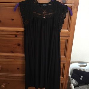 Black sleeveless cardigan