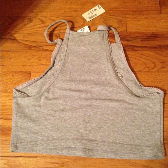 Aeropostale Tokyo Darling Southwest Crop Top Gray - Picture 4 of 4