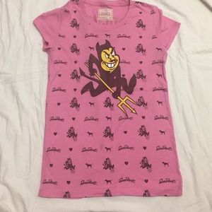 ASU pink tee