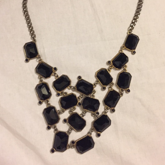 Black chain necklace