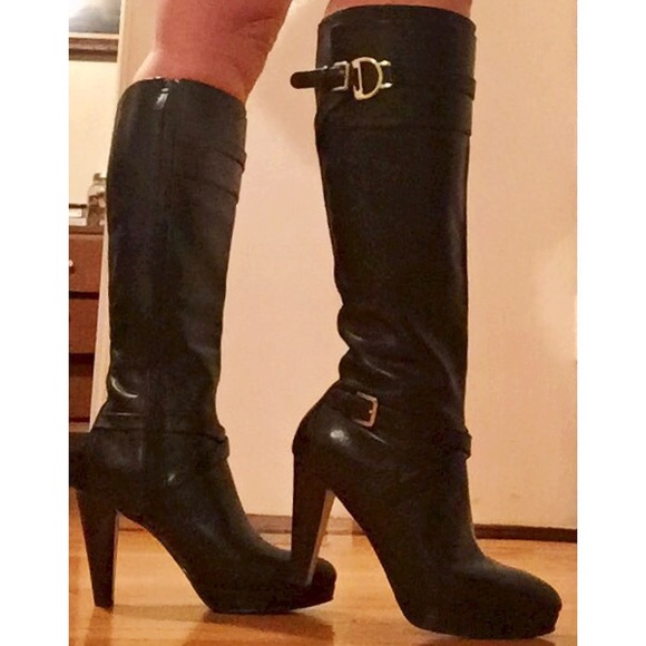 Cole Haan 'Poppy' black leather boot, size 6.5M - Picture 4 of 4