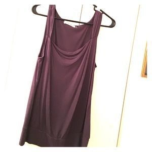 Purple sleeveless top