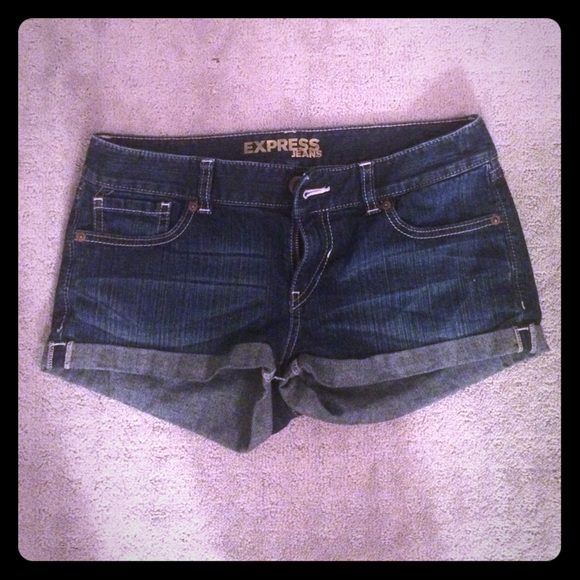 Express jean shorts