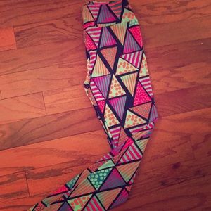 Lularoe OS leggings multicolored