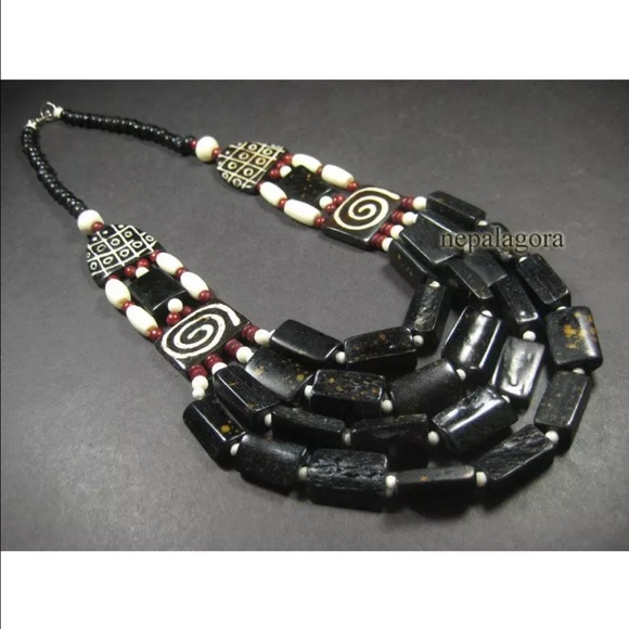 Bovine necklace tribal Naga necklace