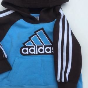 New! Adidas Hooded Sweatshirt with Jogging Pants Set