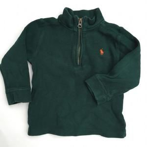 Polo by Ralph Lauren Green Cotton Pullover