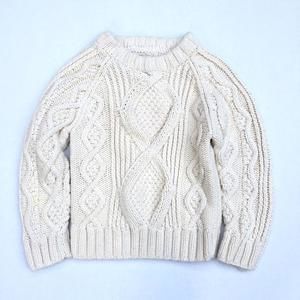 Cream Gymboree Cable Knit Sweater
