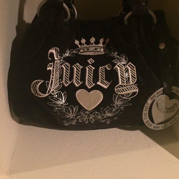 Authentic Black Juicy Couture Purse