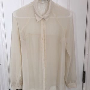 Lauren Conrad sheer blouse