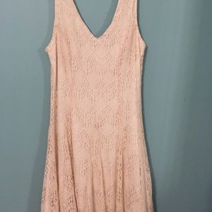 Cream Lace Dress