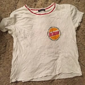 Brandy Melville ringer tee