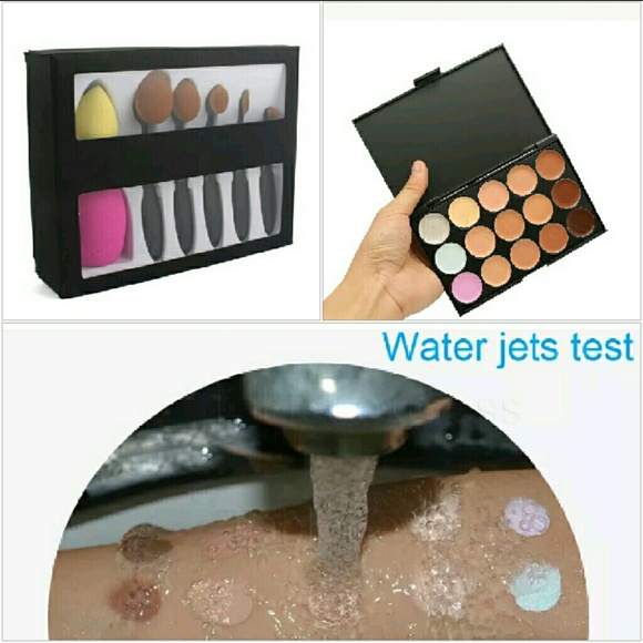 OVAL BRUSH SET& CONCELAR PALLET