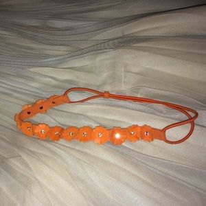 Tasha Orange head band with crystals