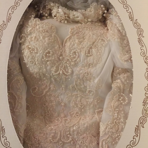 Vintage Wedding Dress and Veil