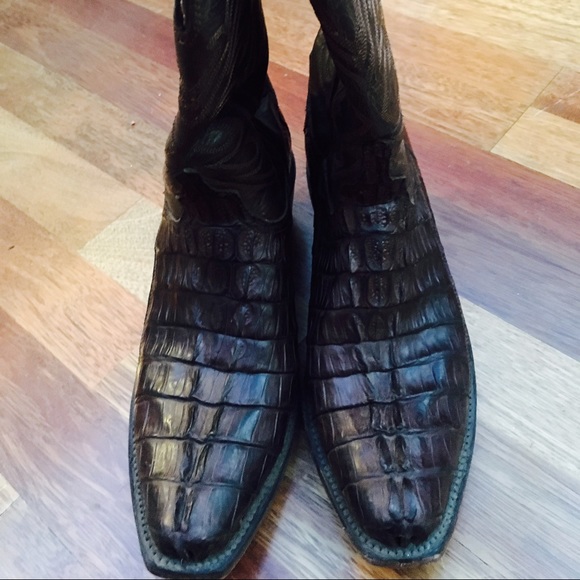 Lucchese brown Size 9.5 cowboy boots LANA - Picture 1 of 4