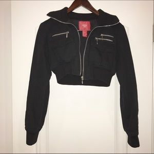 FINAL PRICE• Miss Lili Cropped Bomber Jacket
