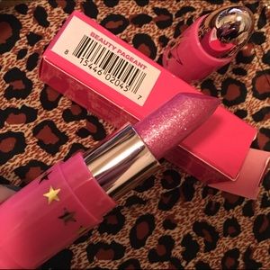 BEAUTY PAGEANT jeffree star glitter pink lipstick