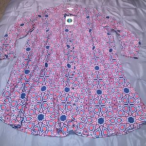 ASOS Monki printed shirt dress