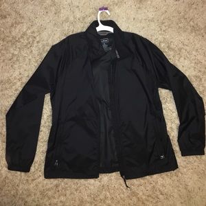 Black Windbreaker Jacket